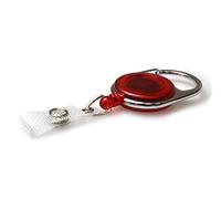 ALG ID Cards® Premium Retractable YoYo Badge Reel for ID Card Pass Holder (Red)