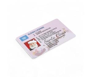 ALG ID Cards Santa Driving Licence - Santa Sleigh Driving Licence, Father Christmas Novelty Driving Licence, Santa Claus Lost Licence for Kids, UK Sleigh Flying Permit for Children