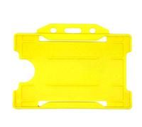 ALG ID Cards - Single Identity Card Pass Badge Holder (Yellow)