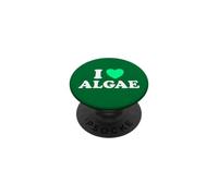 Alga Heart Funny Cute C02 Sequestration Bioremediation Fan PopSockets Adhesive PopGrip