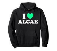 Alga Heart Funny Cute C02 Sequestration Bioremediation Fan Pullover Hoodie