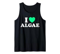 Alga Heart Funny Cute C02 Sequestration Bioremediation Fan Tank Top