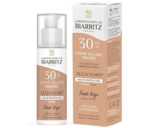 Algamaris Sun Cream Face Tint Clear Day Cream SPF30 According to Organic transparent