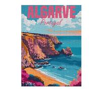 Algarve Coast Portugal Classic Jigsaw Puzzle for Adults, 500 PCS