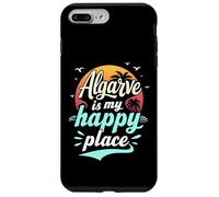 Algarve Is My Happy Place Travel Vacation Saying Portugal Case for iPhone 7 Plus/8 Plus