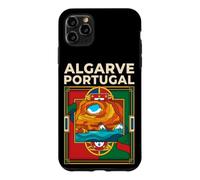 Algarve Portugal Flag Benagil Cave Coastal Vintage Art Case for iPhone 11 Pro Max