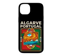 Algarve Portugal Flag Benagil Cave Coastal Vintage Art Case for iPhone 14 Plus