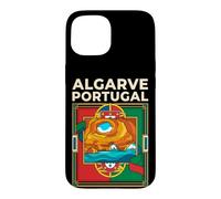 Algarve Portugal Flag Benagil Cave Coastal Vintage Art Case for iPhone 15