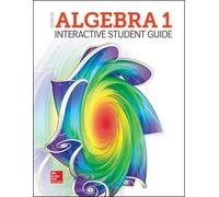 Algebra 1 2018, Interactive Student Guide (Merrill Algebra 1)