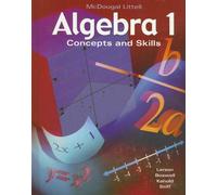 Algebra 1, Grades 9-12 Concepts & Skills: Mcdougal Littell Concepts & Skills