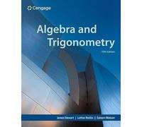 Algebra and Trigonometry – Cengage Learning