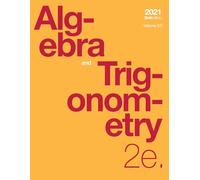Algebra and Trigonometry 2e, Volume 2/2 (paperback, b&w)