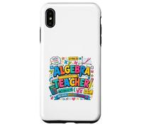 Algebra Educator Math Inspiration Colorful Design Case for iPhone XS Max