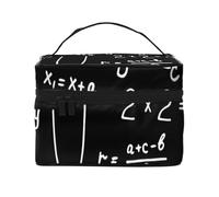 Algebra Geometry Abstract Math, Makeup Bag, Portable Cosmetic Bag for Women - Travel Cosmetic Organizer, Toiletry Pouch, The Go-to Gift That Never Disappoints for Special Moments