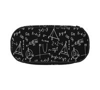 Algebra Geometry Abstract Math,Small Pencil Case Large Capacity Pencil Pouch Office Stationery Organizer