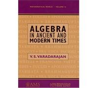 Algebra in Ancient and Modern Times (Mathematical World)