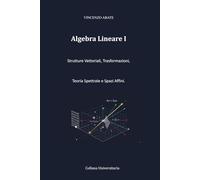 Algebra Lineare I: Strutture Vettoriali, Trasformazioni, Teoria Spettrale e Spazi Affini. (Strumenti per l'Esame)