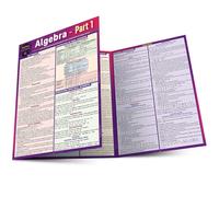Algebra Part 1: A Quickstudy Laminated Reference Guide