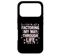 Algebra Teacher Mathematician Subject Mathematics Math Case for iPhone 17 Pro