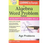 Algebra Word Problem Tutor: Age Problems [DVD] [Region 1] [US Import] [NTSC]
