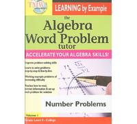 Algebra Word Problem Tutor Series: Learning By Exa - Algebra Word Problem Tutor: Number Problems [DVD] [Region 1] [US Import] [NTSC]
