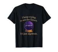Algebraic Future Crystal Ball STEM Design T-Shirt