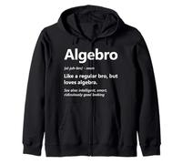 Algebro Definition Funny Math Lover Algebra Teacher Student Zip Hoodie