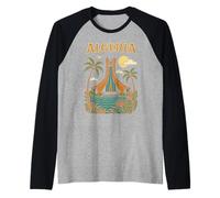 Algeria Alger l'algérie Les Algériens DZ Algérien Bled Retro Raglan Baseball Tee