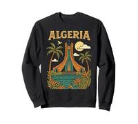 Algeria alger l'algérie Les Algériens DZ Algérien bled retro Sweatshirt