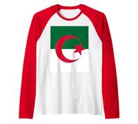 Algeria Country National Flag Spirit Game Day Pride Root Raglan Baseball Tee