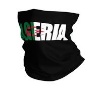 Algeria Flag Algerian Women Men Headwear Multifunctional Balaclava Microfiber Neck Gaiter For Soccer Climbing Running