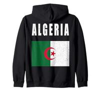 Algeria Flag Patriotic Algerian Pride Happy Independence Day Zip Hoodie
