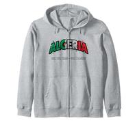 ALGERIA ONE TWO THREE VIVA L ALGERIE Soccer Fan Shirt 2026 Zip Hoodie