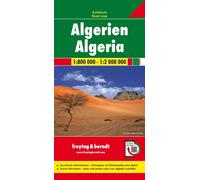 Algeria Road Map 1:800 000 - 1:2 000 000 SHEET MAP FOLDED 9783707909661