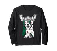 Algeria Roots Dog Algerian Flag Long Sleeve T-Shirt