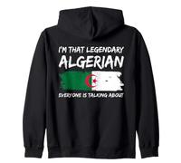 Algerian Flag Funny Algeria Zip Hoodie