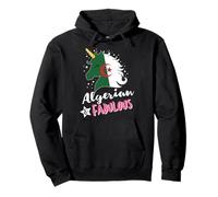 Algerian Unicorn Algeria Flag Pullover Hoodie