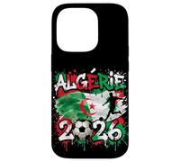 Algérie ALG 26 Fan Paint Splash Algerian Flag Graffiti Art Case for iPhone 14 Pro