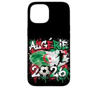 Algérie ALG 26 Fan Paint Splash Algerian Flag Graffiti Art Case for iPhone 15