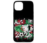 Algérie ALG 26 Fan Paint Splash Algerian Flag Graffiti Art Case for iPhone 15 Plus