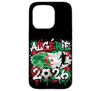 Algérie ALG 26 Fan Paint Splash Algerian Flag Graffiti Art Case for iPhone 15 Pro