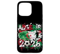 Algérie ALG 26 Fan Paint Splash Algerian Flag Graffiti Art Case for iPhone 15 Pro Max