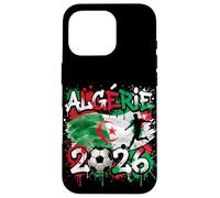 Algérie ALG 26 Fan Paint Splash Algerian Flag Graffiti Art Case for iPhone 16 Pro