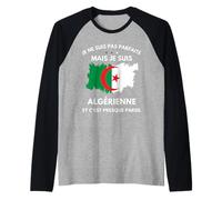 Algerie je ne Suis pas Parfaite mais je Suis algerienne Raglan Baseball Tee