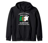 algerie je ne suis pas parfaite mais je suis algerienne Zip Hoodie