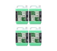 Algiclear Pro Ready to Use - Green Algae, Liverwort & Mould Remover for Large Outdoor Spaces - Cleans & Brightens Fences, Roof Tiles, Solar Panels, Concrete, Tarmac, Bricks up to 240 m² - 4 x 5 Litres