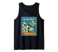 Algiers Algeria Vintage Travel Poster Tank Top