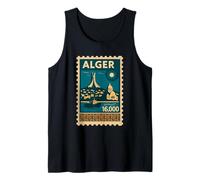 Algiers Algeria Vintage Travel Poster Tank Top