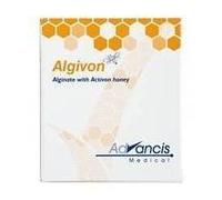 ALGIVON - 5CM X 5 CM ALGINATE DRESSING IMPREGNATED WITH 100% MANUKA HONEY (5CMX 5CM) X 5 - 5 DRESSINGS by ALGIVON