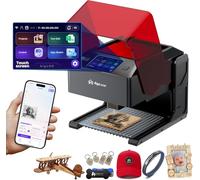 AlgoLaser 5W Smart Laser Engraver Machine: Portable Laser Engraver with 3.5" Touchscreen & 2.0 AlgoOS System - Hand Draw/Wireless Transmission/SD Card/Offline - Laser Engraving for Wood, Leather